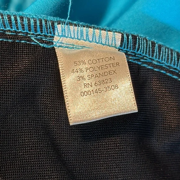 Cj Banks Pants Signature Slimming Vibrant Teal Trousers Size 16w - Picture 11 of 11